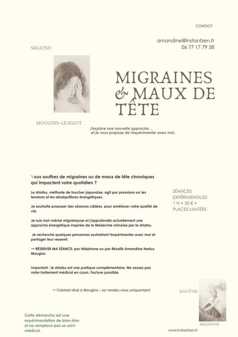 Maux de tête et Médecine traditionnelle chinoise